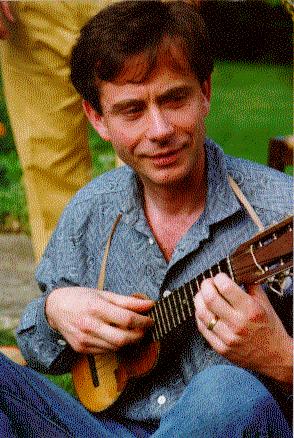 Dad with his 'charango'